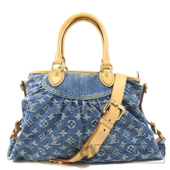 Louis Vuitton Neo Cabby Monogram Denim Tote Bag - Picture 1 of 10
